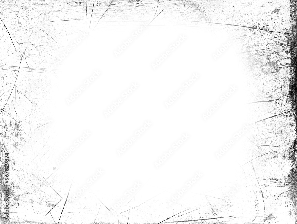 Fototapeta premium scratched at the edges on a transparent background