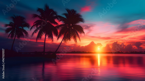 Skyline From Luijo Island Miami Style