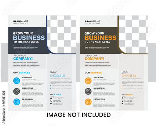 modern business flyer design temlate