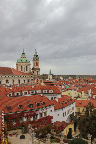 Wallpaper Mural view of the St Nicholas Church from Vrtba Garden,Prague,Czech Republic Torontodigital.ca