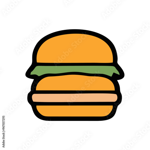 hamburger on a white Ra l