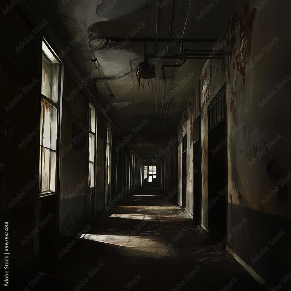 Eerie Hallway Eerie Hallway