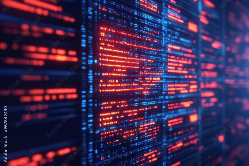 A digital screen showing a contract with hidden clauses that light up in red, futuristic, cyberpunk, neon accents, photorealistic A digital screen showing a contract with hidden clauses that light up in red, futuristic, cyberpunk, neon accents, photorealistic