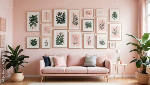 Wallpaper Mural Photo interior modern design room 3d illustration; Torontodigital.ca