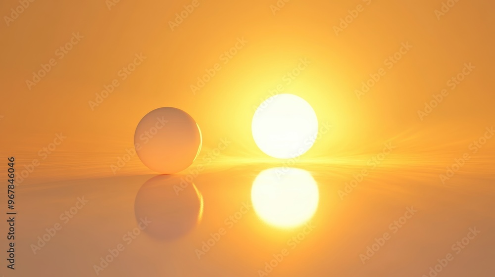 A radiant orb , smooth gradient, with soft golden light, creating a warm, inviting atmosphere A radiant orb , smooth gradient, with soft golden light, creating a warm, inviting atmosphere
