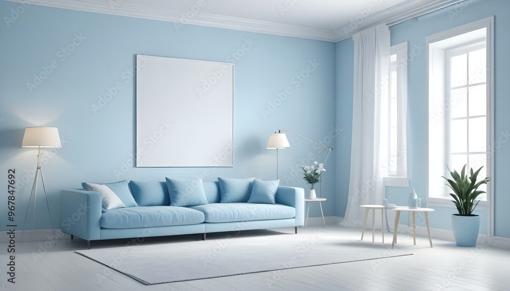 Photo interior modern design room 3d illustration; Photo interior modern design room 3d illustration;
