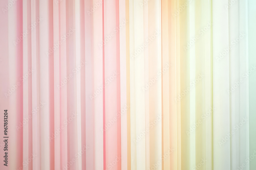 Vertical gradient stripes in soft pastel shades, transitioning from light pink at the top to pale yellow at the bottom, with a smooth, glossy texture, creating a calm and soothing atmosphere. Vertical gradient stripes in soft pastel shades, transitioning from light pink at the top to pale yellow at the bottom, with a smooth, glossy texture, creating a calm and soothing atmosphere.