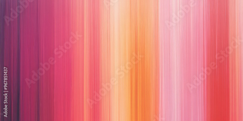 Vertical gradient stripes in sunset colors, transitioning from deep orange to pink, with a smooth, glossy finish that reflects soft light.