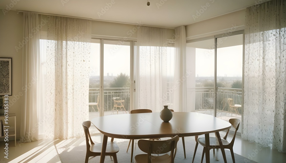 Fototapeta premium Photo interior modern design room 3d illustration;