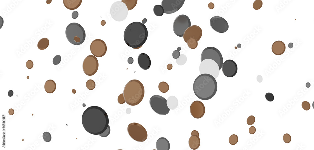Multicolored confetti on white Multicolored confetti on white