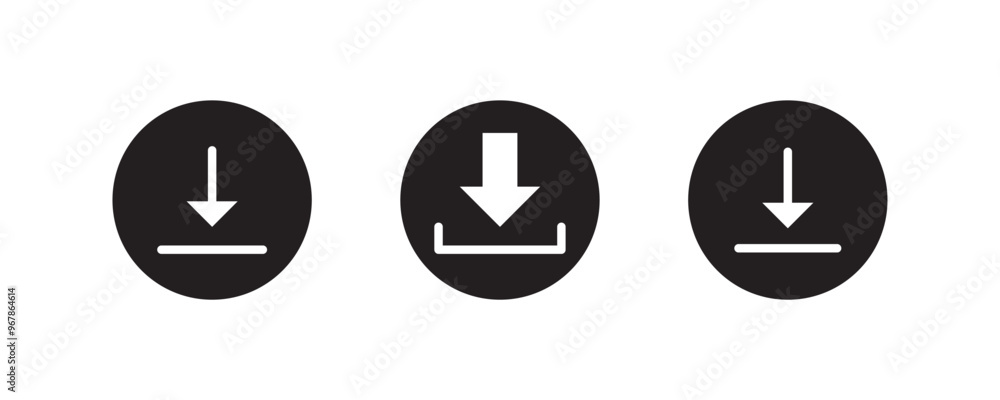 Download icon set. Download vector icon Download icon set. Download vector icon