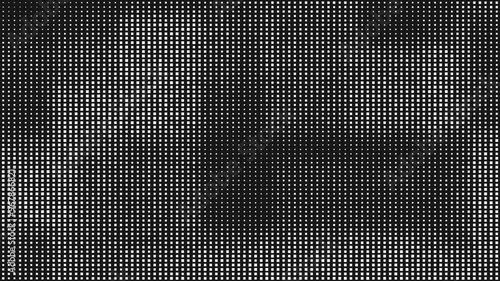 black and white halftone square dotted gradient animation background, abstract animated monochrome pop cartoon comic dots, dynamic minimal retro graphic texture, tech point art pattern motion