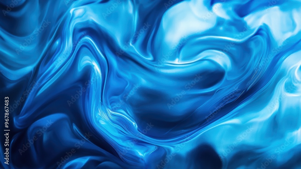 Obraz premium Liquid abstract wave, etheral curves, liquid form