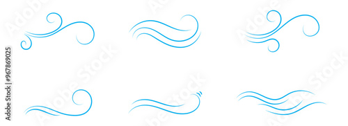 Wind icon set