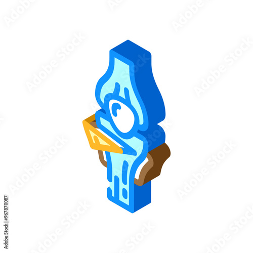 osteotomy surgery isometric icon vector. osteotomy surgery sign. isolated symbol illustration photo