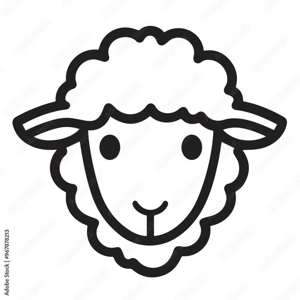 Sheep in cartoon, doodle style . Image for t-shirt, web, mobile apps and ui. Isolated 2d vector illustration in logo, icon, sketch style, Eps 10, black and white. AI Generative Sheep in cartoon, doodle style . Image for t-shirt, web, mobile apps and ui. Isolated 2d vector illustration in logo, icon, sketch style, Eps 10, black and white. AI Generative