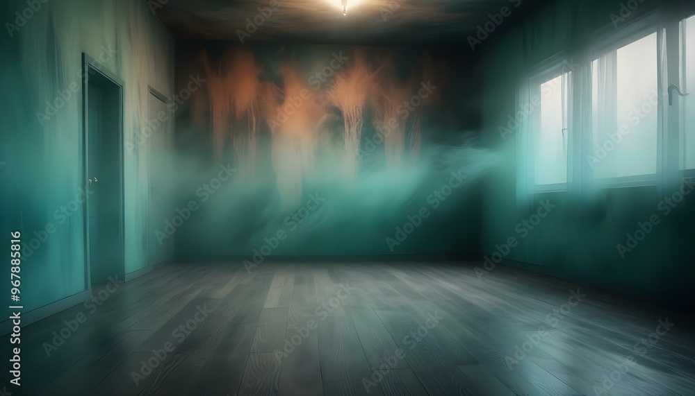 Photo interior modern design room 3d illustration;