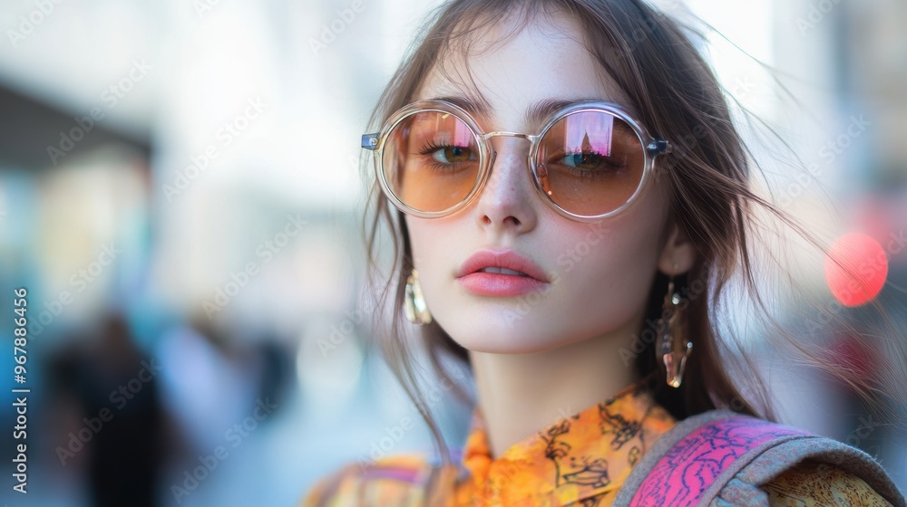 youthful fashion style, with oversized sunglasses and a mini backpack, she radiates a youthful, carefree energy her outfit combines innocence with sass in whimsical patterns and bold colors, turning youthful fashion style, with oversized sunglasses and a mini backpack, she radiates a youthful, carefree energy her outfit combines innocence with sass in whimsical patterns and bold colors, turning