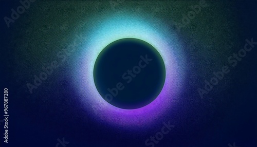 grainy noisy background, noise texture abstract glowing ring banner poster backdrop design