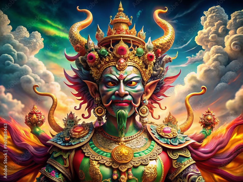 Obraz premium oriental mystique ancient mythological creature