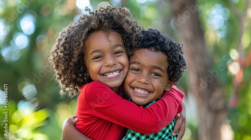 The Joyful Embrace of Children