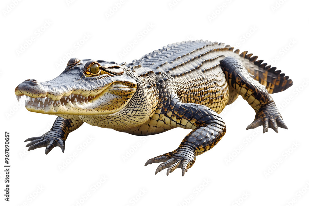 crocodile isolated on transparent background crocodile isolated on transparent background