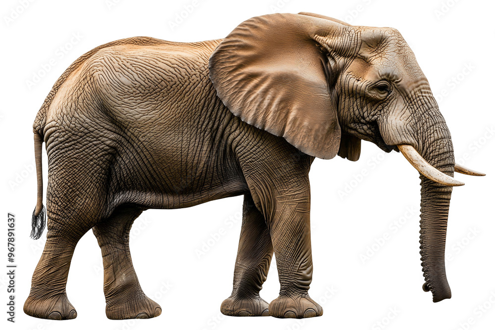 Obraz premium elephant isolated on transparent background