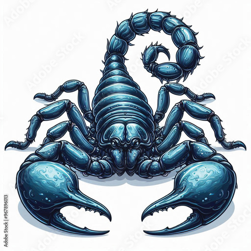 Cute Scorpion Vector Cartoon illustration