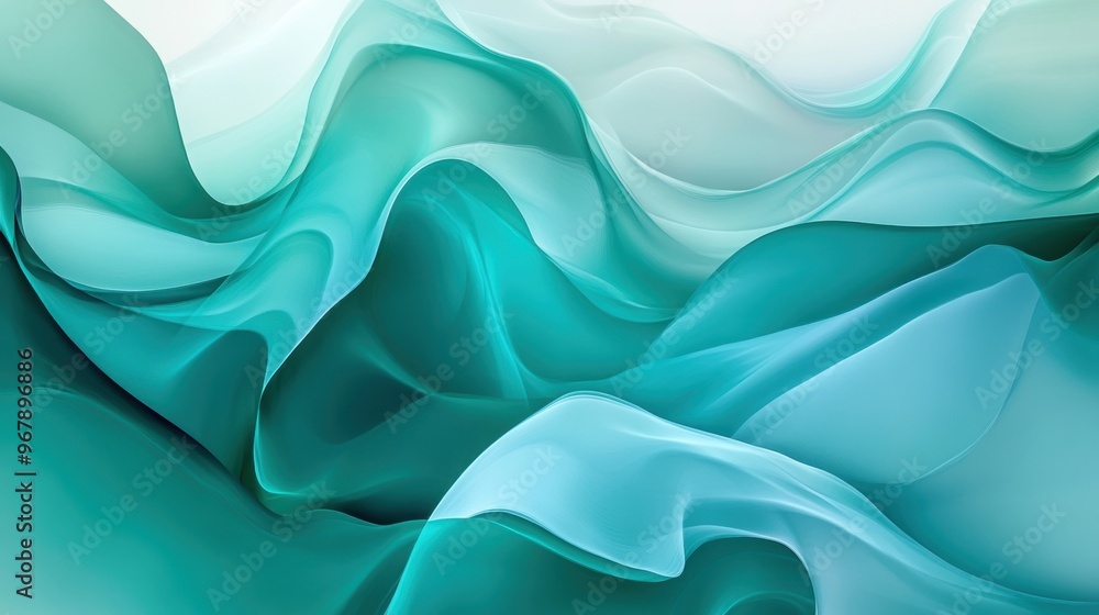 Obraz premium Soft_translucent_shape, wave