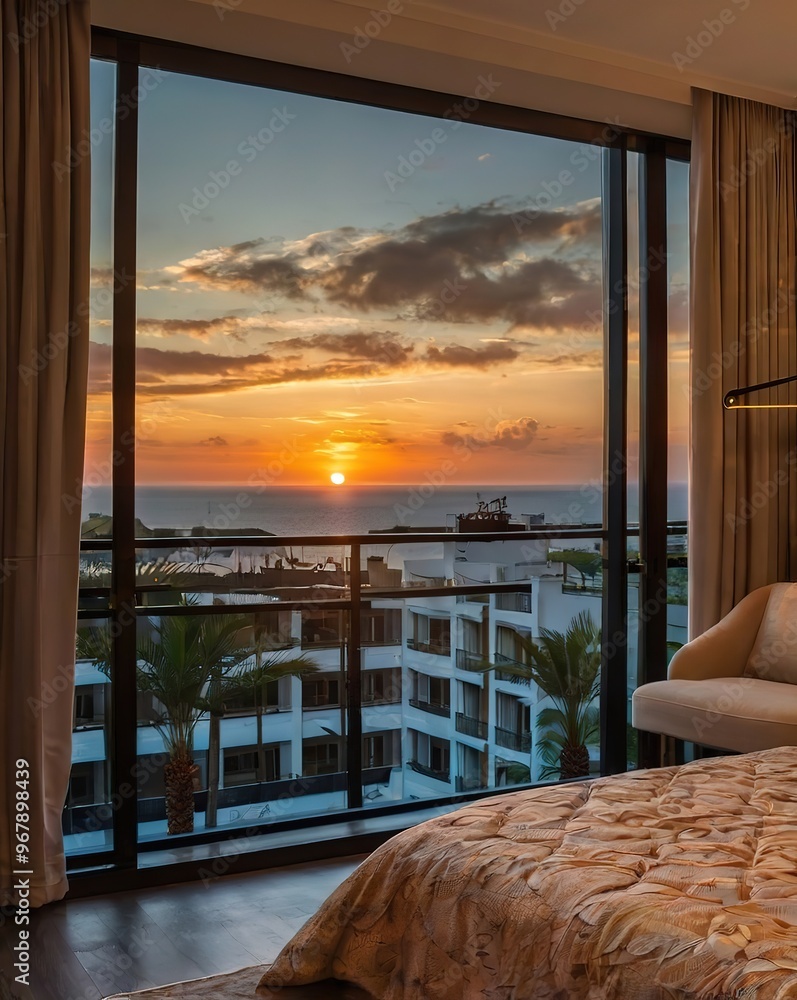 Fototapeta premium modern bedroom interior