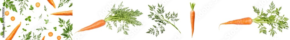 White background, full depth of field, isolated carrot White background, full depth of field, isolated carrot