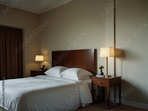 Wallpaper Mural modern bedroom interior Torontodigital.ca