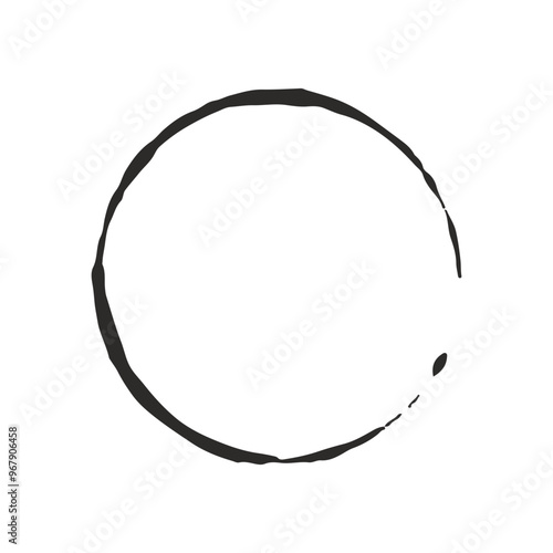 Grunge Circle. Vector Grunge round shape elements