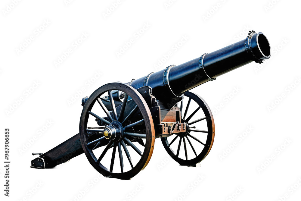 Cannon, centered, full body, isolated on white background, high quality stock photograph, dramatic lighting, ultra clear, highly detailed Cannon, centered, full body, isolated on white background, high quality stock photograph, dramatic lighting, ultra clear, highly detailed