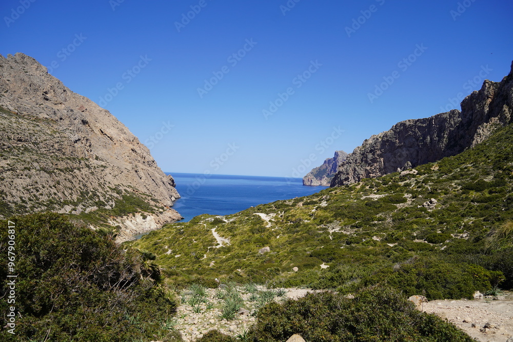 Fototapeta premium mediterranean blue bay