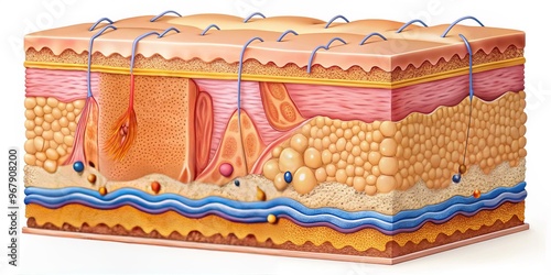 skin layers epidermis dermis hypodermis