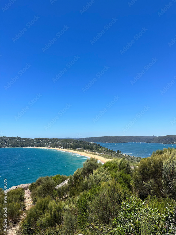 Palm Beach, Sydney, Australia walking track lookout Palm Beach, Sydney, Australia walking track lookout