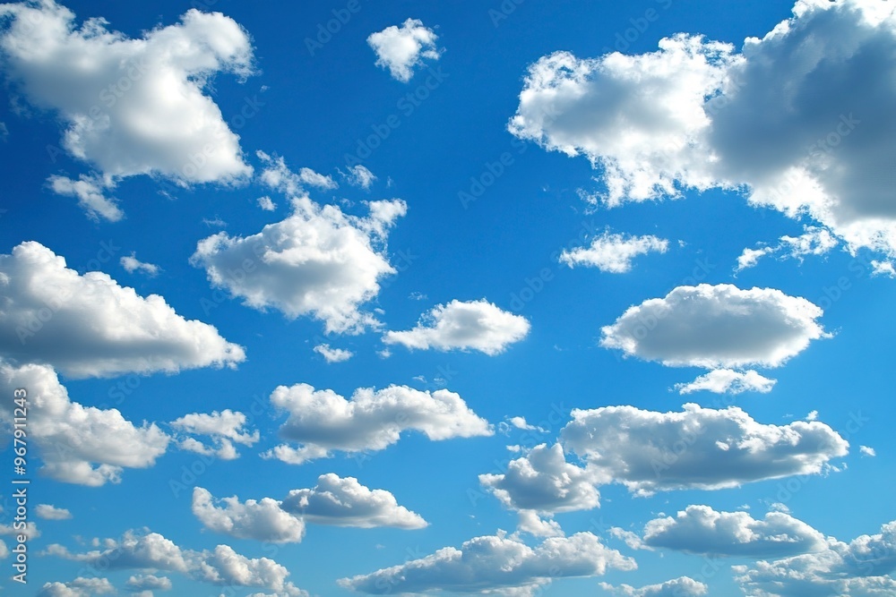 blue sky bright white clouds .generative ai blue sky bright white clouds .generative ai