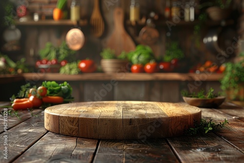 A wooden cutting board with a variety of vegetables on it