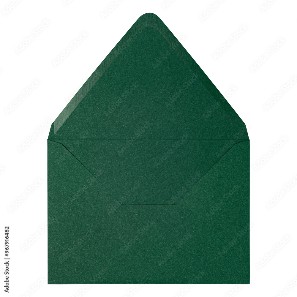 Green envelope png, stationery sticker Green envelope png, stationery sticker