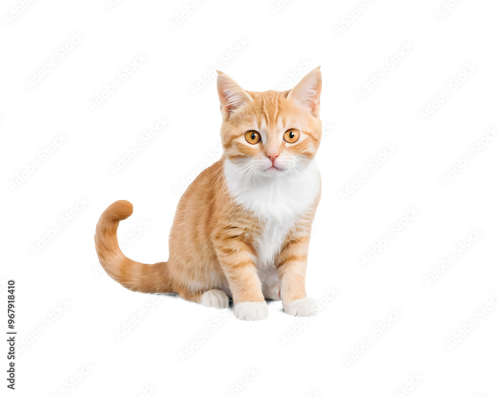 A photorealistic image of a cute ginger cat lying down comfortably, with its soft fur and gentle expression clearly visible. A photorealistic image of a cute ginger cat lying down comfortably, with its soft fur and gentle expression clearly visible.