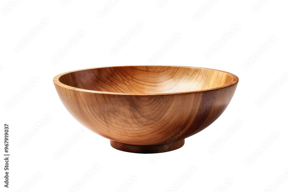 Wooden bowl, full and centered, high-quality stock photograph, body seamlessly isolated against a pure white background, natural wood texture prominent, soft shadows enhancing details Wooden bowl, full and centered, high-quality stock photograph, body seamlessly isolated against a pure white background, natural wood texture prominent, soft shadows enhancing details