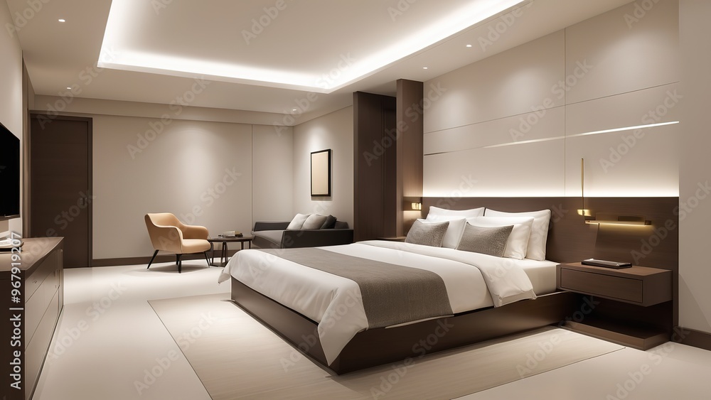 luxury hotel room with bed luxury hotel room with bed