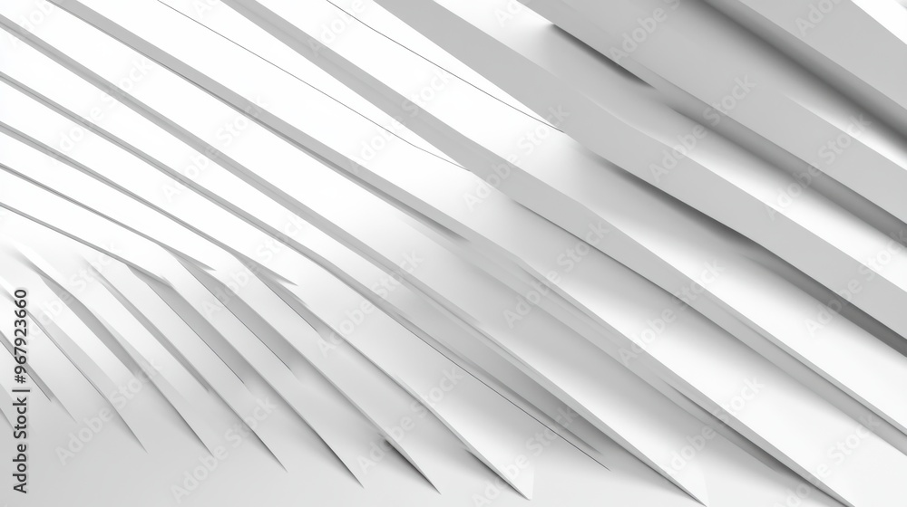 Obraz premium Sharp intersecting lines in a minimalist, monochromatic background
