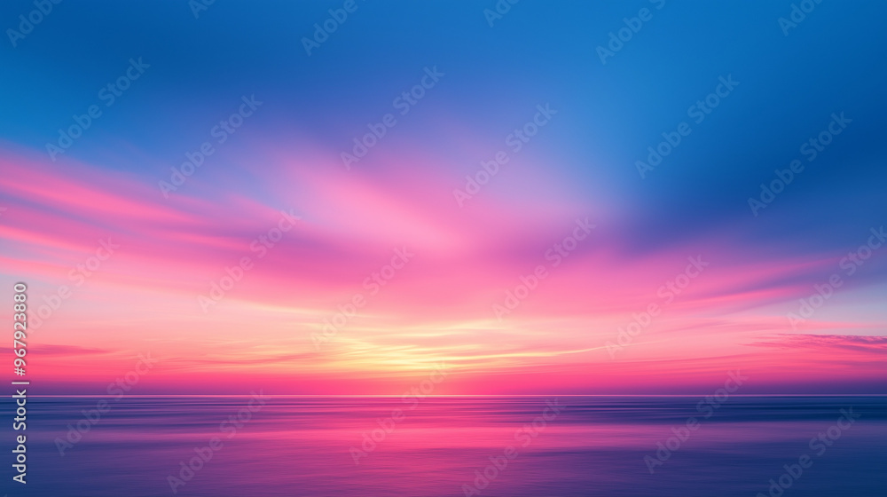 The sky above the water with a splendid sunset glow.
gradient light transit from warm orange to cool purple,which is suitable for a wide range of design applications. The sky above the water with a splendid sunset glow.
gradient light transit from warm orange to cool purple,which is suitable for a wide range of design applications.