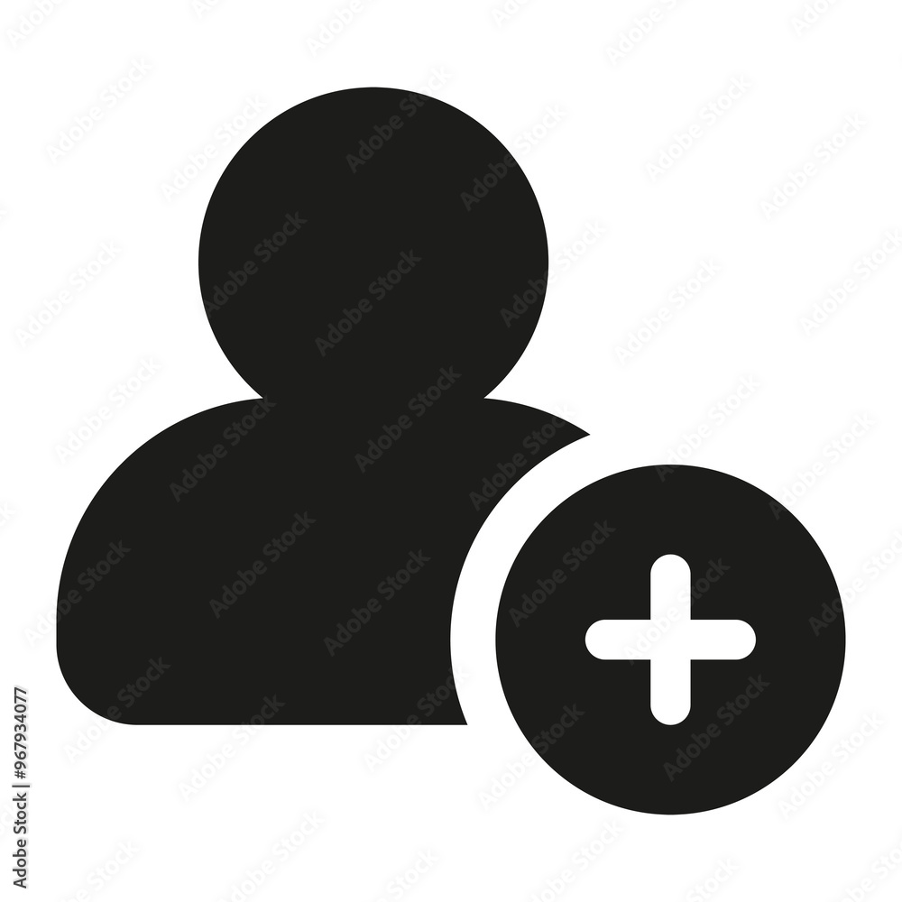 Add friend filled icon png black for social media app Add friend filled icon png black for social media app