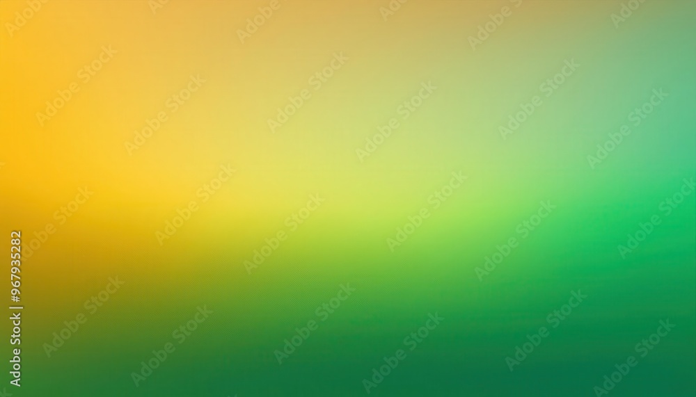 Naklejka premium Vibrant Abstract Gradient. Smooth Transition of Yellow to Green, Evoking a Serene Dawn Like Atmosphere with Soft Textures and Faded Lines