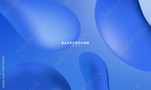 Abstract background gradient vector design, Abstract blue background with circles and gradient
