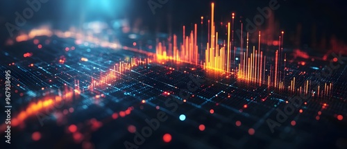 Data analysis and visualization showcasing insights  trends  and strategic savings driven by the optimization imperative for cost reduction  photography concept with copy space for text