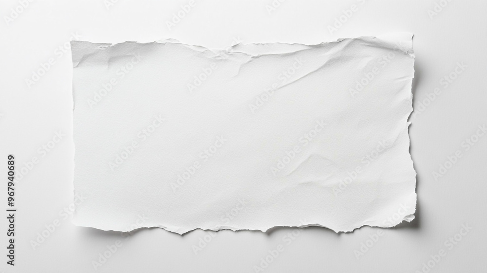 A blank white sheet of paper isolated on a white background. A blank white sheet of paper isolated on a white background.